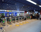 新千歳空港駅の改札風景