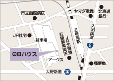 QBハウス函館ポールスターショッピングセンター店MAP