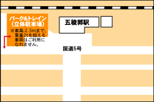 五稜郭駅周辺地図