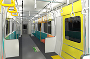 新型車両普通席客室イメージ
