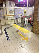 札幌駅1・2番線エスカレーター乗り口