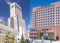 JRタワーホテル日航札幌（左）・ホテル日航ノースランド帯広（右）