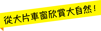 大きな窓から大自然！