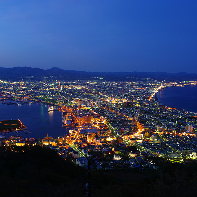 Night view from Mt. Hakodate