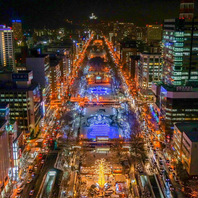 札幌白色灯节（11月下旬-3月中旬）