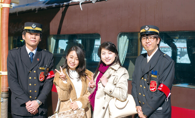 고풍스러운 연출로 환대!