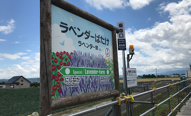 着名花田景点邻近车站!