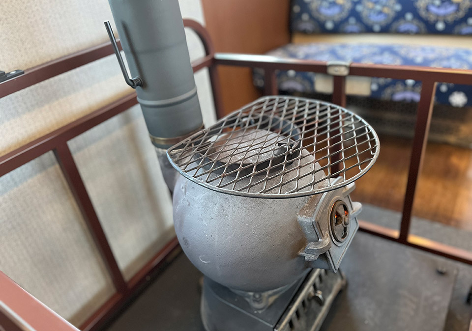 ストーブカー内観