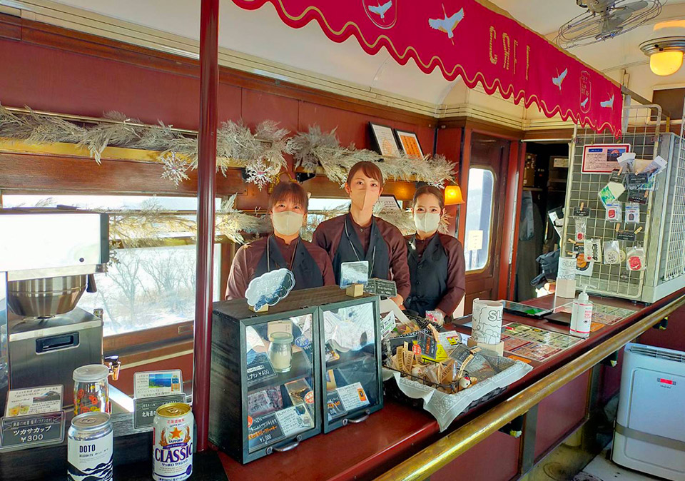 ストーブカー（カフェカー）内観