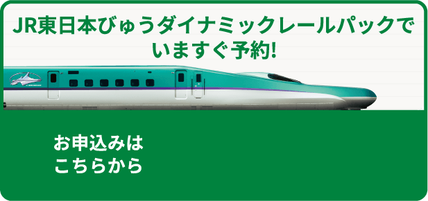 JR東日本びゅうダイナミックレールパックで今すぐ予約！