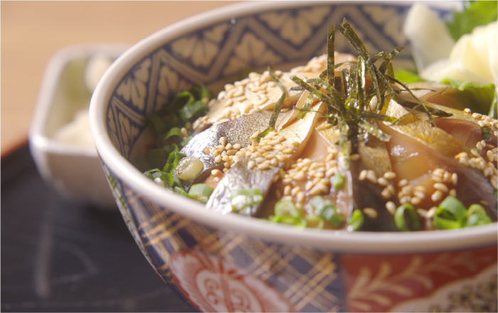 八戸銀サバ漬け丼