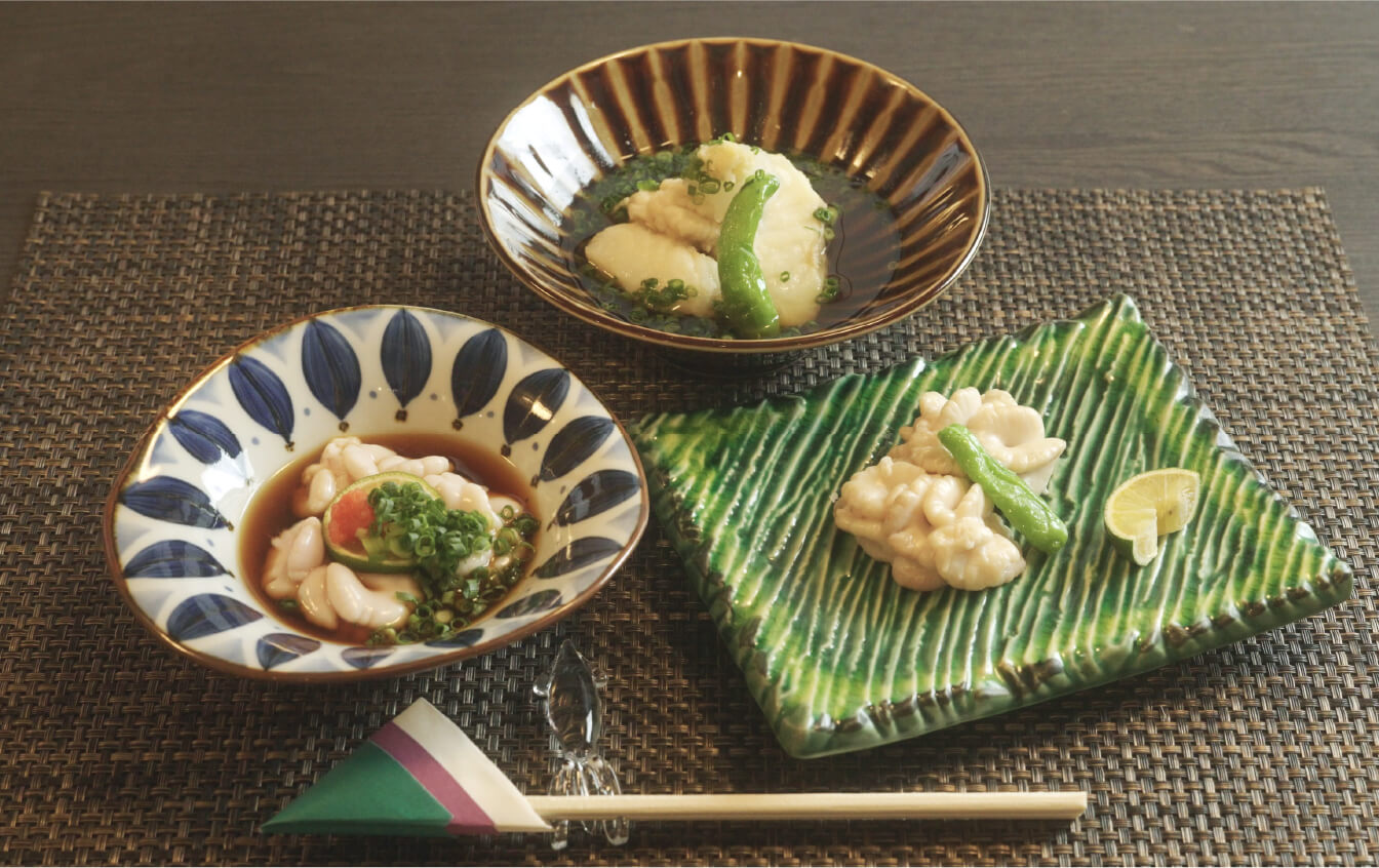 白子料理の写真